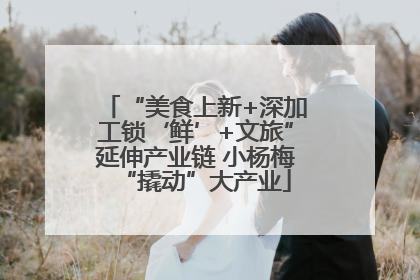 “美食上新+深加工锁‘鲜’+文旅”延伸产业链 小杨梅“撬动”大产业