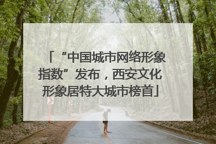 “中国城市网络形象指数”发布，西安文化形象居特大城市榜首