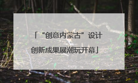 “创意内蒙古”设计创新成果展潮玩开幕