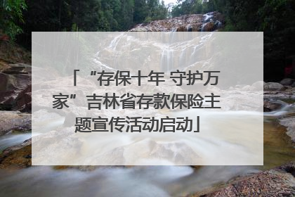 “存保十年 守护万家”吉林省存款保险主题宣传活动启动