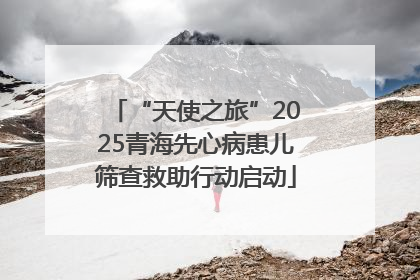 “天使之旅”2025青海先心病患儿筛查救助行动启动