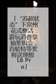 “苏超状态”下常州花式整活：游玩消费享抽奖机会，首轮特等奖将送理想 L6 Pro
