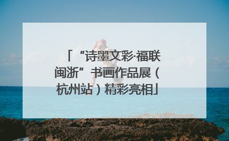 “诗墨文彩·福联闽浙”书画作品展（杭州站）精彩亮相
