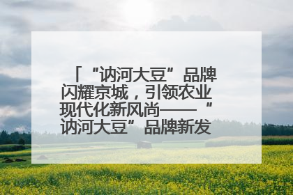 “讷河大豆”品牌闪耀京城，引领农业现代化新风尚——“讷河大豆”品牌新发地推介会圆满落幕