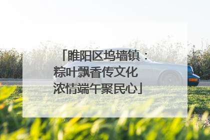睢阳区坞墙镇：粽叶飘香传文化 浓情端午聚民心