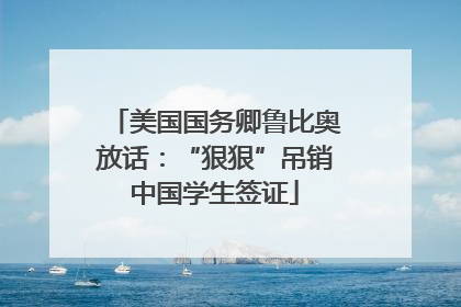 美国国务卿鲁比奥放话：“狠狠”吊销中国学生签证