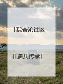 粽香沁社区 非遗共传承