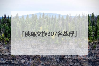 俄乌交换307名战俘