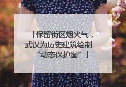 保留街区烟火气，武汉为历史建筑绘制“动态保护图”