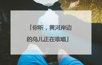 你听，黄河岸边的鸟儿正在歌唱