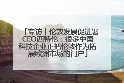 专访丨伦敦发展促进署CEO西特伦：很多中国科技企业正把伦敦作为拓展欧洲市场的门户