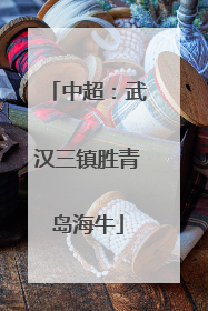 中超：武汉三镇胜青岛海牛