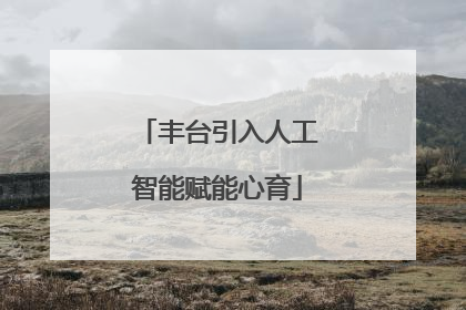 丰台引入人工智能赋能心育