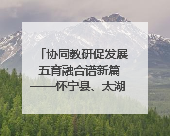 协同教研促发展 五育融合谱新篇——怀宁县、太湖县联合教研活动在月山镇中心学校成功举办