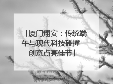 厦门翔安：传统端午与现代科技碰撞 创意点亮佳节