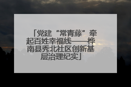 党建“常青藤”牵起百姓幸福线——桦南县秀北社区创新基层治理纪实
