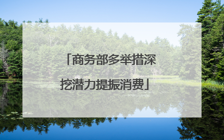 商务部多举措深挖潜力提振消费