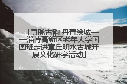 寻脉古韵 丹青绘城——淄博高新区老年大学国画班走进章丘明水古城开展文化研学活动