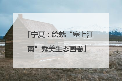 宁夏：绘就“塞上江南”秀美生态画卷