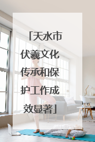 天水市伏羲文化传承和保护工作成效显著
