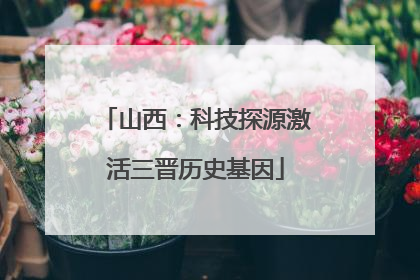 山西：科技探源激活三晋历史基因