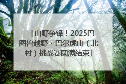 山野争锋！2025巴图鲁越野・巴尔虎山（北村）挑战赛圆满结束