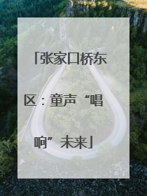 张家口桥东区：童声“唱响”未来