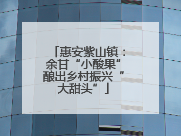 惠安紫山镇：余甘“小酸果”酿出乡村振兴“大甜头”