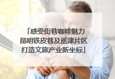 感受街巷咖啡魅力 昆明铁皮巷及巡津片区打造文旅产业新坐标