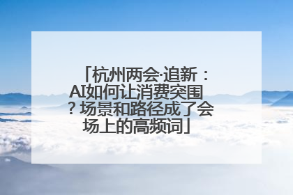 杭州两会·追新：AI如何让消费突围？场景和路径成了会场上的高频词