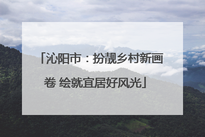 沁阳市：扮靓乡村新画卷 绘就宜居好风光