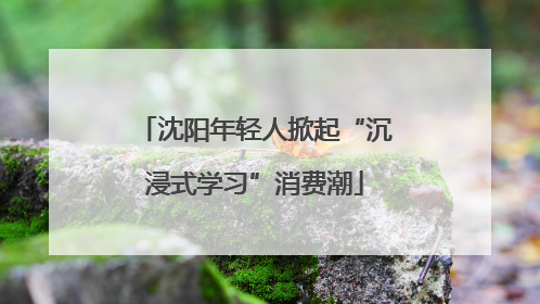 沈阳年轻人掀起“沉浸式学习”消费潮