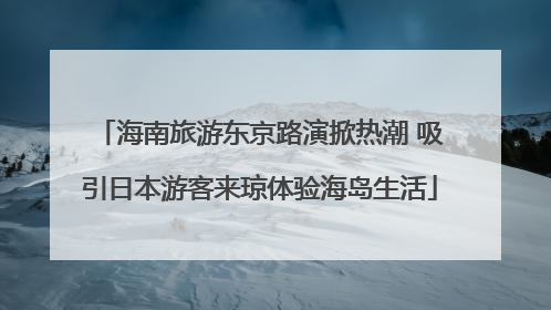 海南旅游东京路演掀热潮 吸引日本游客来琼体验海岛生活