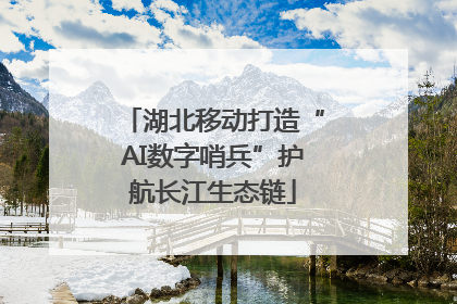 湖北移动打造“AI数字哨兵”护航长江生态链