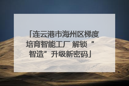 连云港市海州区梯度培育智能工厂 解锁“智造”升级新密码