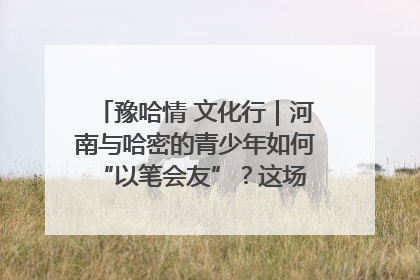 豫哈情 文化行｜河南与哈密的青少年如何 “以笔会友”？这场书画展藏着答案
