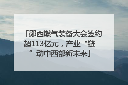 郧西燃气装备大会签约超113亿元，产业“链”动中西部新未来