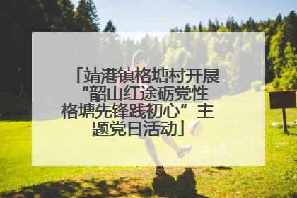 靖港镇格塘村开展“韶山红途砺党性 格塘先锋践初心”主题党日活动