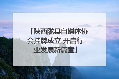 陕西陇县自媒体协会挂牌成立 开启行业发展新篇章