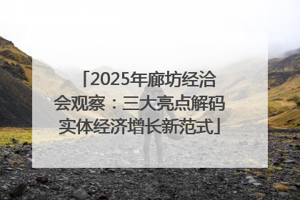 2025年廊坊经洽会观察：三大亮点解码实体经济增长新范式