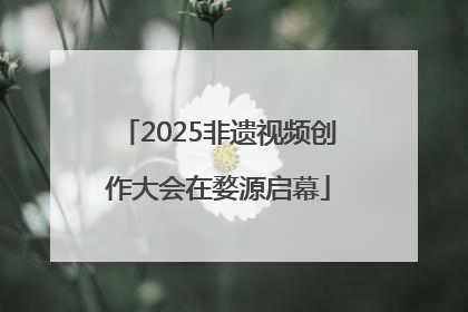 2025非遗视频创作大会在婺源启幕