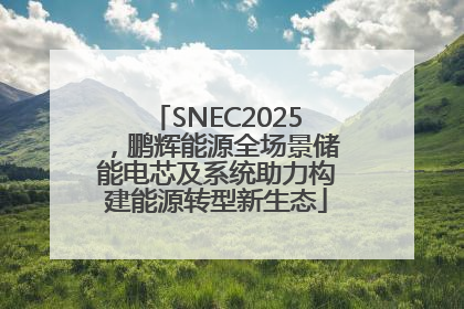 SNEC2025，鹏辉能源全场景储能电芯及系统助力构建能源转型新生态